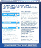 Lactaid Fast Act Lactose Intolerance Relief Caplets with Lactase Enzyme to Prevent Gas, Bloating & Diarrhea Due to Lactose Sensitivity, Ideal for Travel & On-the-Go, 32 Packs of 1-Count