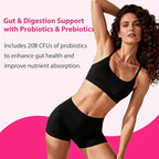 Collagen Powder for Women, Collagen Peptides Powder with Probiotics, Prebiotic Collagen Protein for Skin, Hair, Bone & Joint | 16-in-1 Sugar-Free Formula, Unflavored