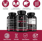 THE ENCLARE NUTRITION D Mannose Capsules|1000mg with Cranberry Pills for Women & Men, Hibiscus & Dandelion. Fast-Acting Urinary Tract Health, Bladder Control, Liver Support, Kidney Cleanse & Detox(3)