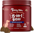 Zesty Paws Dog Multivitamin, Chewable Dog Vitamins and Supplements for Hip & Joints, Skin & Coat, Omega 3 Fish Oil for Dogs- Senior & Puppy Multivitamin - Bison- 90ct
