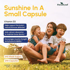 ForestLeaf - Vitamin D3 IU Weekly Supplement - Vitamin D Capsules for Bones, Teeth, and Immune Support - Easy Swallow Pure Vitamin D3 Caps (50,000 IU - 120 Count - 2 Pack)