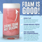 WILD SOCIETY - Clear Protein Powder + Electrolytes - 20g Clear Whey Protein Isolate Drink - Zero Sugar - 0g Lactose - Natural Flavors & Colors - Muscle Post Workout Recovery - Strawberry Coconut, 16oz