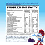 The Smurfs Kids Multivitamin Gummies with 15 Daily Vitamins and Minerals for Growth & Development | Made with Real Fruit in a Smurf Berry | Delicious, Doctor Developed & Non-GMO Formula | 100 Gummies