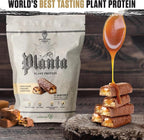 Ambrosia Planta - Plant-Based Protein Powder 20g | Dairy Free Vegan Protein Powder with BCAA Amino Acids | Keto-Friendly, No Added Sugar | 25 Servings | Candy Bar
