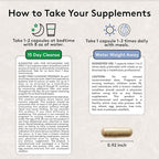 Youth & Tonic Water & Waste Reset – Water Weight Away & 15 Day Cleanse Pills for Digestive Cleanse, Fluid Retention, Colon Cleanser, Gut Detox & Bloating Support for Women & Men – 90 Capsules