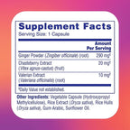 Midol Supplements Peace Out PMS, PMS Support Supplement, Formulated with Chasteberry to Help Ease Breast Tenderness & Mild Mood Changes, Also with Ginger Powder & Valerian Extract, 30 Count