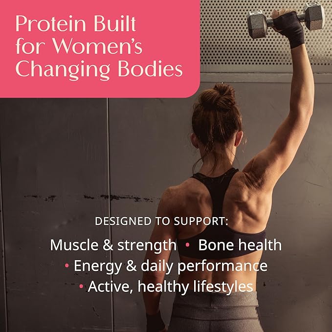 Wellena Her Protein – 3-in-1 Whey-Free Beef Isolate Formula with Creatine & Inositol – Grass-Fed Protein Powder – Dairy & Pea Free – Women’s Daily Nutrition