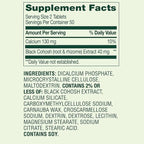 Black Cohosh Dietary Supplement Tablets for Menopause Support, 40 mg, 100 Count