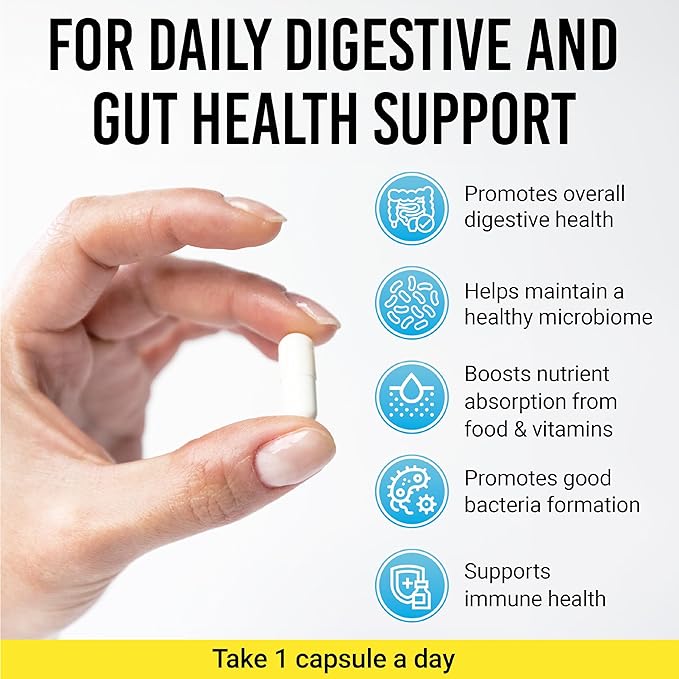 BIGJOHNLAB® - Probiotics for Boost Weight Management - 6 Probiotic Strains - Prebiotics - Key Ingredient Cayenne & Green Tea - Supports Gut Health - Weight Management for Women & Men - 30 CT