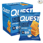 Quest Nutrition Cheese Crackers, Zesty Ranch Flavor, 10g Protein, 5g Net Carbs, High Protein, 4 Count