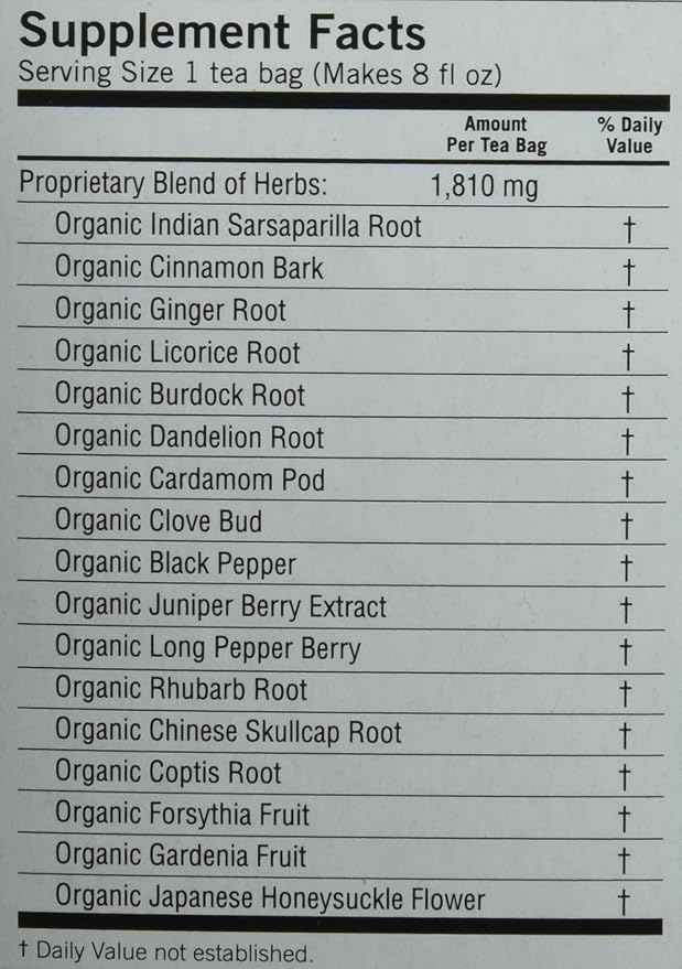 Yogi Organic Detox Tea, 16 ct