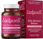 Ladywell Daily Hormone Balance Capsules | Natural Cycle Support for Women | Supports Mood, Bloating, Cramps, Skin Health & Cravings | with Chasteberry, B Vitamins, Ashwagandha, Saffron & More | 60 Ct