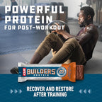 CLIF BUILDERS Protein Bars - Chocolate Peanut Butter and Vanilla Almond Flavor - Variety Pack - 20g Plant Based Protein - Gluten Free - Non-GMO - Low Glycemic - No Artificial Sweeteners - 2.4 oz. (10 Count)
