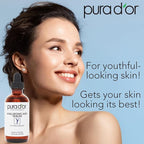 PURA D'OR 3.3 Oz Hyaluronic Acid Serum For Deep Hydration - Anti-Aging, Plumping & Moisturizing Formula For Smooth, Supple Skin - Natural Skincare Boost - Fine Lines & Wrinkle Reducer