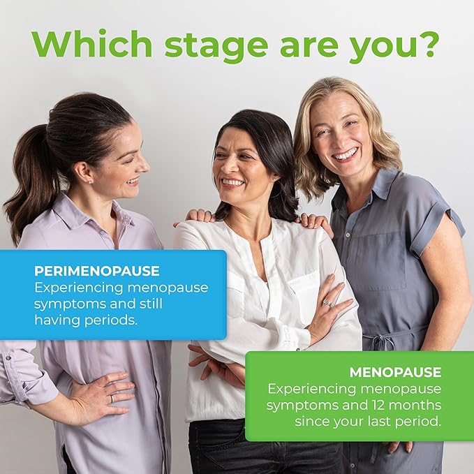 Health & Her Menopause Supplements for Women - Multi-Nutrient Support, Menopause Vitamins for Energy, Bones, Muscles, Skin & Hair, Vegan, Gluten-Free, Non GMO (60ct - 1 Month)