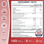 DRFOSTER Multi-Collagen-Peptide-Powder with Probiotics, 50 Servings of Hydrolyzed Collagen Peptides with Hyaluronic Acid, Biotin & Multivitamins - Supports Skin, Hair, Nails Health