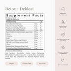 JSHealth Detox + Debloat. Bloating Relief for Women with Milk Thistle, Turmeric, and Fennel. Liver Health and Gut Support. Nutritionist-Formulated (60 Tablets, Pack of 2)