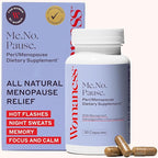 Womaness Me.No.Pause Supplement for Women - Hormone Balance for Women Perimenopause and Menopause - Ashwagandha, Pycnogenol and Bacognize for Hot Flashes, Brain Fog and Mood Hormone Free - 30 Capsules