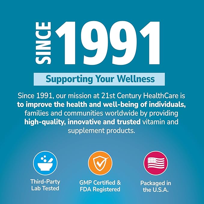 21st Century Slow Release Iron Tablets, 60 Count