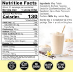 French Vanilla Protein Powder. 25g Protein Shake for Post Workout Recovery, Smoothie & Baking. Gluten & Sugar Free, Highly Kosher, Amino Acids (5.5g BCAA, 2.7g Leucine), 1.65lbs, 23 Servings