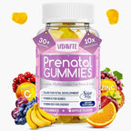 Sugar Free Prenatal Gummies — 30+ Nutrients (Choline, Folate, Iron, Vitamin) for Fetal and Neural Support, Bones, Energy & Immunity — USA-Made Vegan Prenatal Vitamins for Women (60 Gummies)