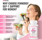 GLP-1 Support Weight Loss Probiotic Supplement for Women - Natural Appetite Suppressant Metabolism & Gut Health - GLP1 Support to Activate Daily Hunger Control & Fat Burn Support