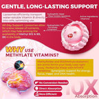 Methyl B12 Gummies 5000 mcg 10000 mcg w/L-Methylfolate, B6, D3 Vitamin C, Lion's Mane Mushroom, L-Theanine, CoQ10, Extra Strength Vitamin B12 Gummies Supplement - Energy, Focus, Brain & Immunity 1Pack