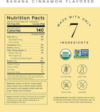 Truvani Vegan Pea Protein Powder | Banana Cinnamon | 20g Organic Plant Based Protein | 10 Servings | Keto | Gluten & Dairy Free | Low Carb | No Added Sugar