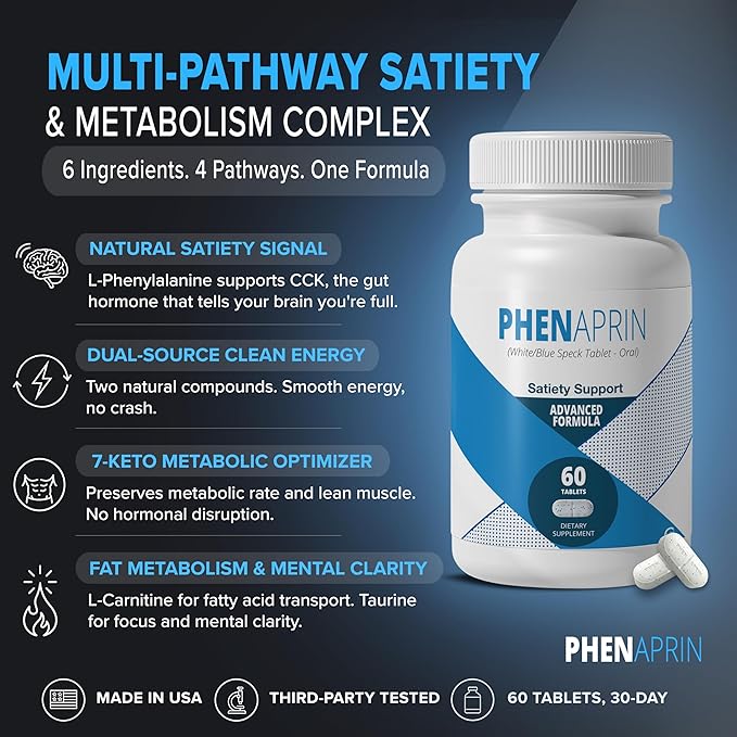 Advanced Diet Pills for Weight Loss & Energy – Multi-Pathway Appetite Suppressant & Thermogenic Fat Burner for Men & Women – Metabolism Booster, Food Noise & Cravings Support – 60 Tablets