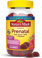 Nature Made Prenatal Gummies with DHA and Folic Acid, Prenatal Vitamins for Women for Daily Nutritional Support, 60 Gummies, 30 Day Supply