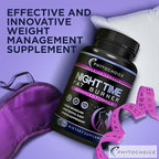 PHYTOCHOICE Night Time Weight Loss Pills for Women-Carb Blocker Appetite Suppressant with Melatonin-Fat Burner Diet Pills that Work Fast for Women-Nighttime Metabolism Booster-Made in USA-1 Pack