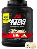 Muscletech Whey Protein Powder (Vanilla Cream, 4 Pound) - Nitro-Tech Ultimate Muscle Building Formula with Whey Protein Isolate - 30g of Protein, 3g of Creatine & 6.8g of BCAA - Packaging May Vary