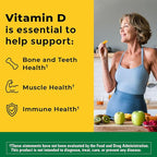 Nature Made Vitamin D3 5000 IU (125 mcg) Softgels, Extra Strength Vitamin D Supplement for Bone and Immune Health Support, 360 Count, 360 Day Supply