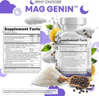 Clean Nutraceuticals Magnesium Glycinate Complex 1000mg with L-Theanine 200mg Apigenin 50mg Citrate Taurate Supplement (60 Count (Pack of 2))