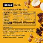 RXBAR Protein Bars, 12g Protein, Gluten Free Snacks, Peanut Butter Chocolate (6 Boxes, 30 Bars)