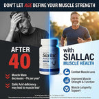 Muscle Health - Made in USA - Enhance Muscle Mass & Strength, Fast Workout Recovery, Reduce Fatigue & Boost Exercise Performance, 6-Sialyllactose (6-SL), 900mg, 90 Tablets (1 Pack)