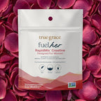 True Grace FuelHer RapidMix Creatine Monohydrate - Unflavored - for Women - Supports Lean Muscle, Mental Clarity & Metabolism - 100 mg Magnesium - Bloat Free - Mixes Instantly - Non-GMO - 30 Servings