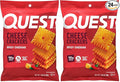Quest Nutrition Cheese Crackers,Spicy Cheddar Blast,10g of Protein,Low Carb,Made with Real Cheese,(1.06 oz Bags),(Pack of 24)