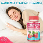 Melatonin Gummies - 10 mg Dietary Supplement - Strawberry Flavored - 120 Vegan Gummies - by NextGenU