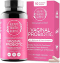 Vaginal Probiotics for Women - ph Balance for Women | 10B CFU - 10 Strains | Cranberry & D-Mannose | BV, Yeast, Flora & Odor Control | Urinary, Gut & Digestive Health Support Pills, 60 Ct