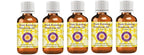 dève herbes Pure Evening Primrose Oil (Oenothera biennis) Cold Pressed (Pack of Five) 100ml X 5 (16.9 oz)