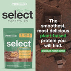 PEScience Select Vegan Protein Powder, Plant Based Protein Powder, Amazing Taste, Smooth Texture, Pea and Brown Rice Blend, Dairy Free, Lactose Free, Gluten Free - Chocolate Peanut Butter, 5 Servings