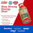Vitamin Energy Immune+ Extra Strength Energy Shot Fruit Punch 12 Pack, 260mg Natural Caffeine, B-Vitamins, Citicoline, Green Tea, Immunity & Focus Support, Zero Sugar, Gluten-Free 1.93 fl oz
