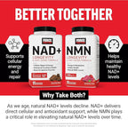 Force Factor NMN Longevity & Anti-Aging, Nicotinamide Mononucleotide, NAD+, Support Cellular Health, Cellular Repair, Energy Metabolism, Strawberry, 60 Soft Chews
