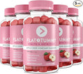 Flat Tummy Apple Cider Vinegar Gummies, 60 Count – ACV Gummies, Detox, Support Gut Health – Vegan-Friendly, Non-GMO - Beet and Pomegranate Superfood Powders, Vitamins B6, B9 & B12 (Pack of 5)