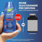 Nature’s Way Ultra-Strength Joint Movement Glucosamine Liquid, Glucosamine, Chondroitin, MSM with Vitamin D3 & Hyaluronic Acid, Fast-Absorbing Liquid, Joint Support Supplement*, Berry Flavored, 16 Oz
