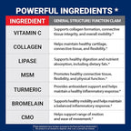 U.S. Doctors’ Clinical Arthro-7 - Clinically Proven Joint Support Complex with Turmeric, Collagen, Bromelain for Flexibility, Mobility, & Strong Cartilage - 180 Capsules(3 Bottles) - 45/90-Day Supply