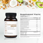 Sleep Harmony - Natural Sleep Supplement with Probiotics, Magnesium, Ashwagandha, Chamomile, GABA, Melatonin - Non-Habit Forming Supplement for Relaxation, Stress Relief, Better Sleep Aid