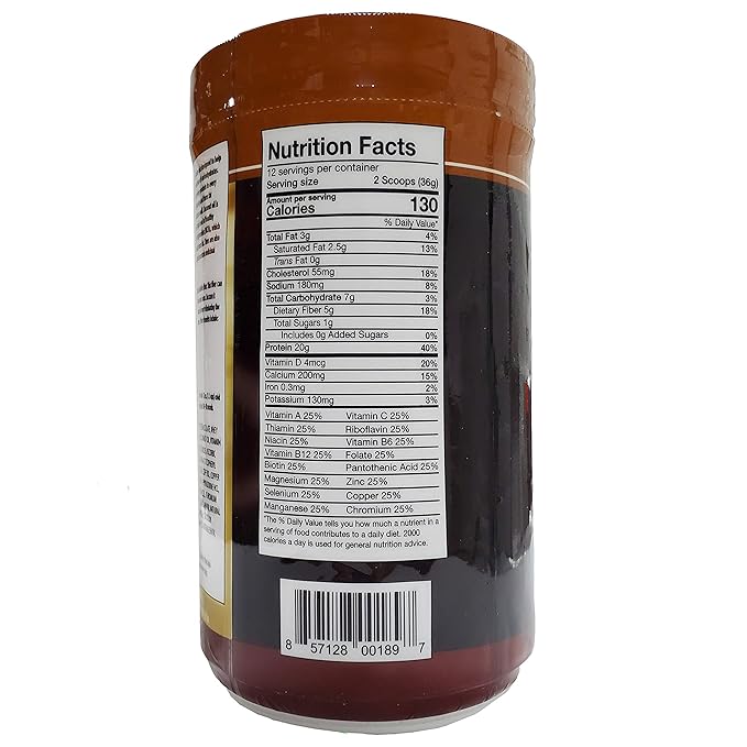 ChocoRite Protein Chocolate Supreme Shake Mix, Chocolate Supreme, 15.3 Ounce