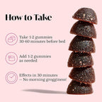 Winged Wellness Sleepyhead Natural Sleep Gummies for Women - Sleep Support Aid for Adults with 3mg Melatonin, L-Theanine, 5-HTP - Natural Gummy Supplement - Blueberry Lavender, 14 Vegan Gummies